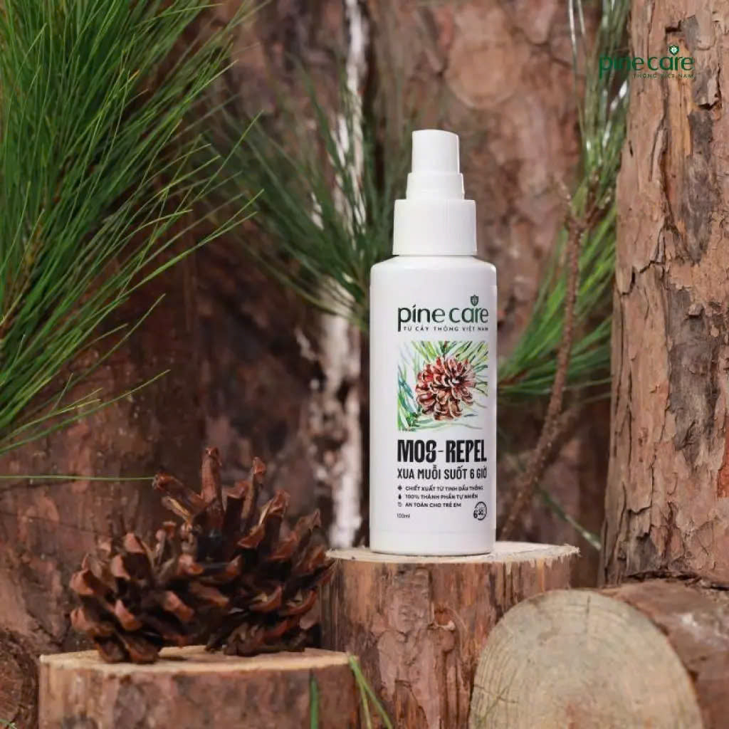Combo of 02 PineCare mosquito repellent sprays with natural ingredients, effective in repelling mosquitoes for up to 6 hours 50ml, 100ml
