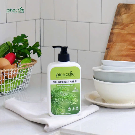 Combo of 03 bottles of dishwashing liquid 500ml, PineCare multi-purpose cleaner for kitchen 500ml and bathroom 500ml
