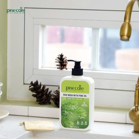 Combo of 02 bottles of dishwashing liquid 500ml and PineCare multi-purpose kitchen cleaner 500ml